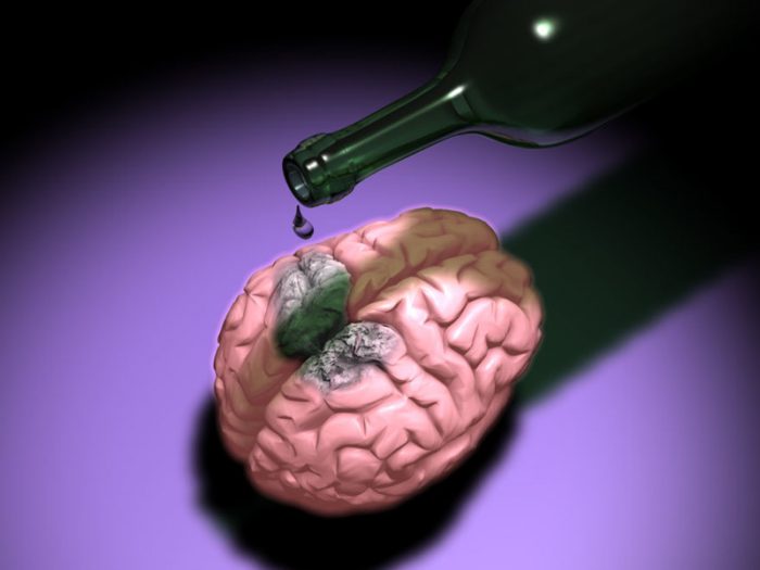 алкоголь и головной мозг человека